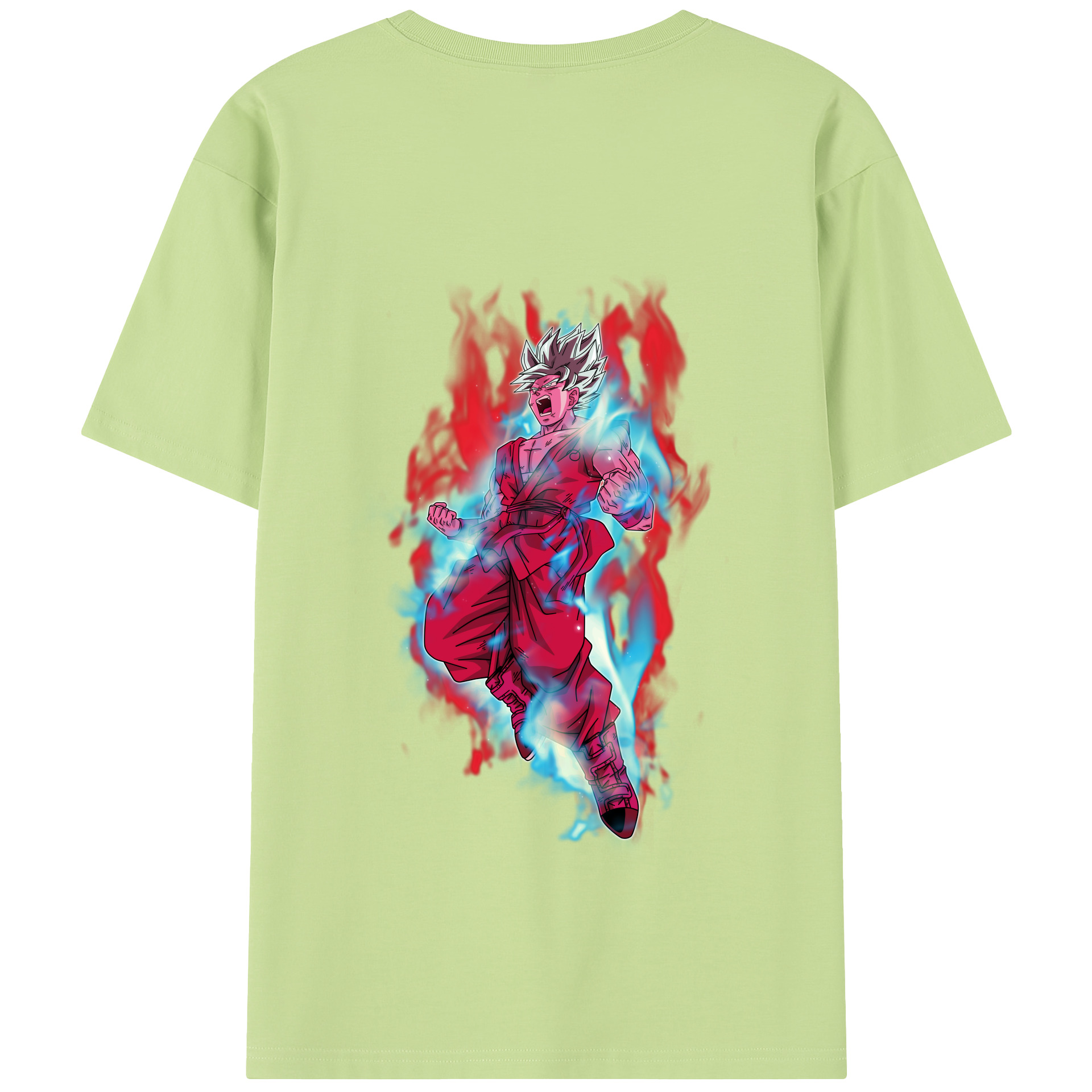 （画像用） ドラゴンボール 孫悟空（そん ごくう）Son Goku カカロット DRAGON BALL Kakarotto 綿100％半袖Tシャツ（背面プリント）